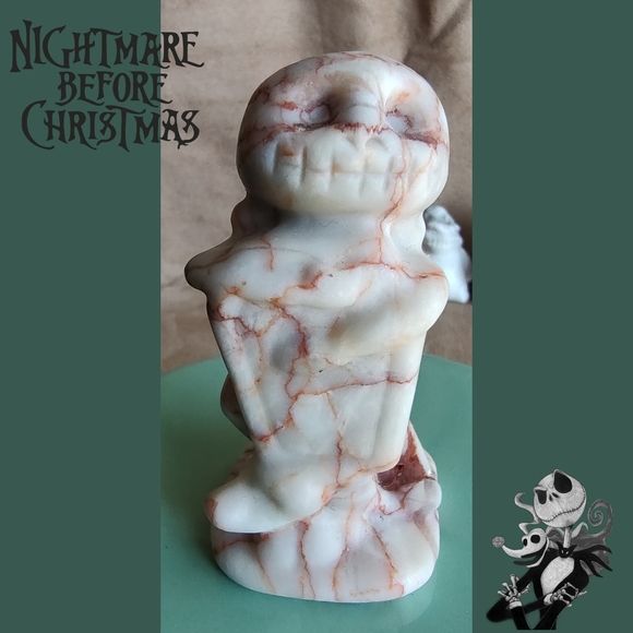 Jack Skeleton Network Jasper Carving - Picture 1 of 7